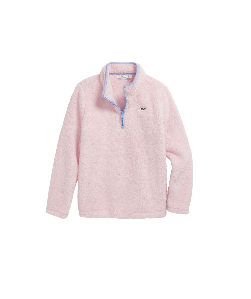OUTLET Girls' Fuzzy Quarter-Zip