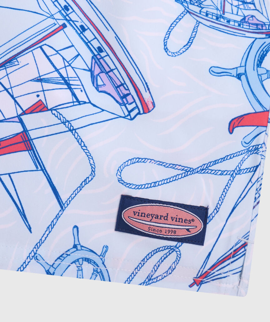OUTLET 7 Inch Rope Sailing Chappy Swim Trunks