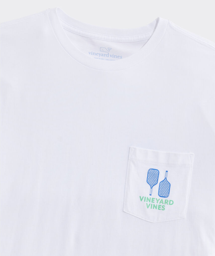 Pickleball Court Short-Sleeve Pocket Tee