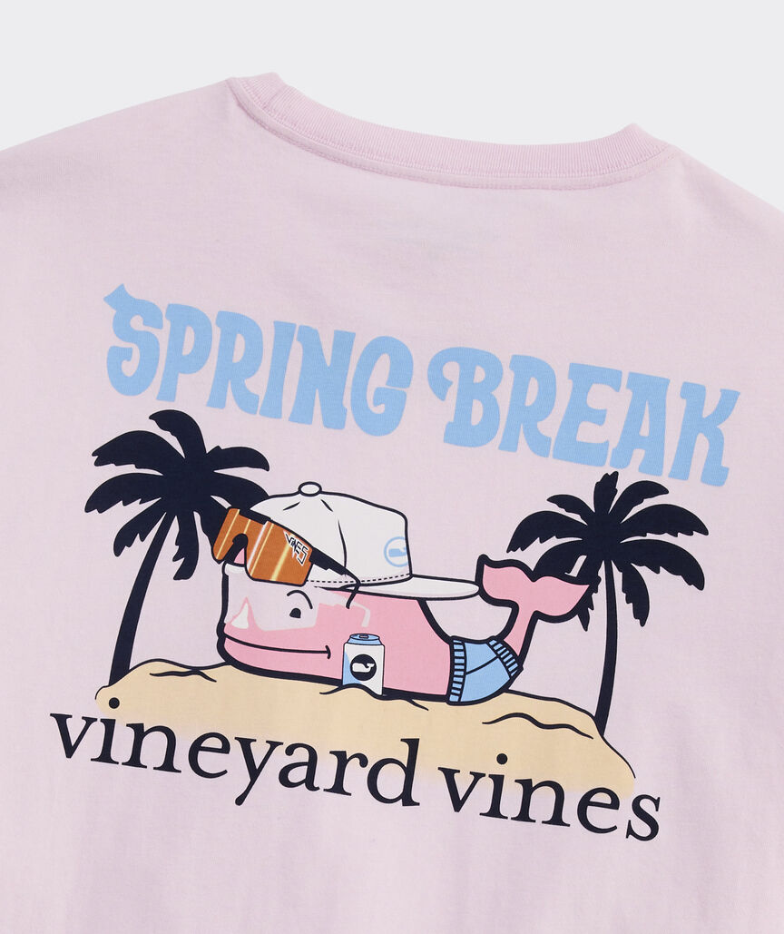 Spring Break Whale Short-Sleeve Pocket Tee
