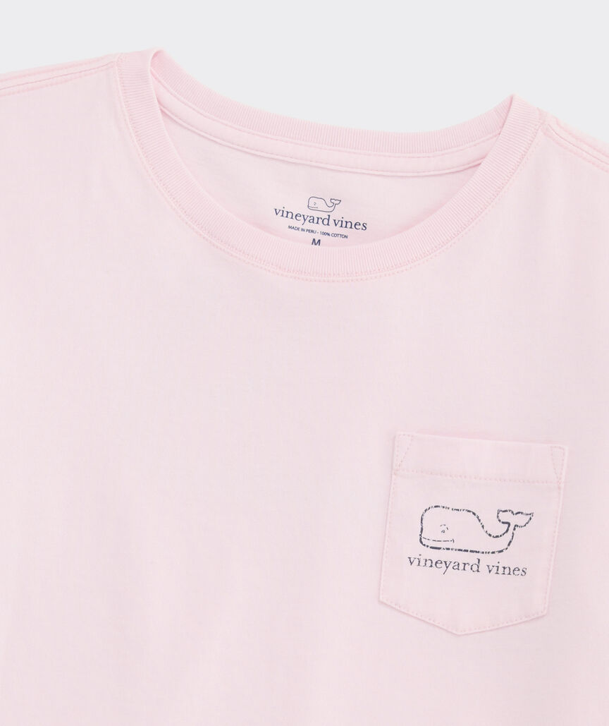 Girls' Vintage Whale Long-Sleeve Pocket Tee