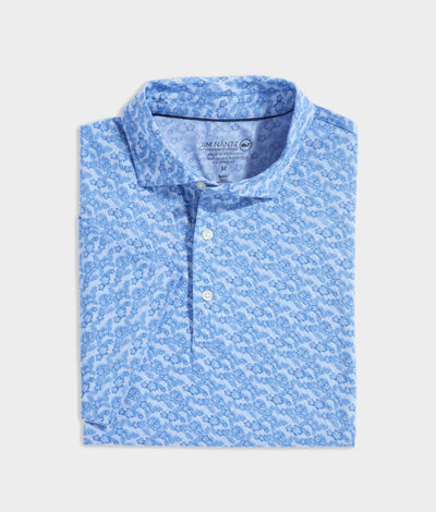 Vineyard Vines Palmero Polo Shirt (Carib Purple Blue) (Size: Small)