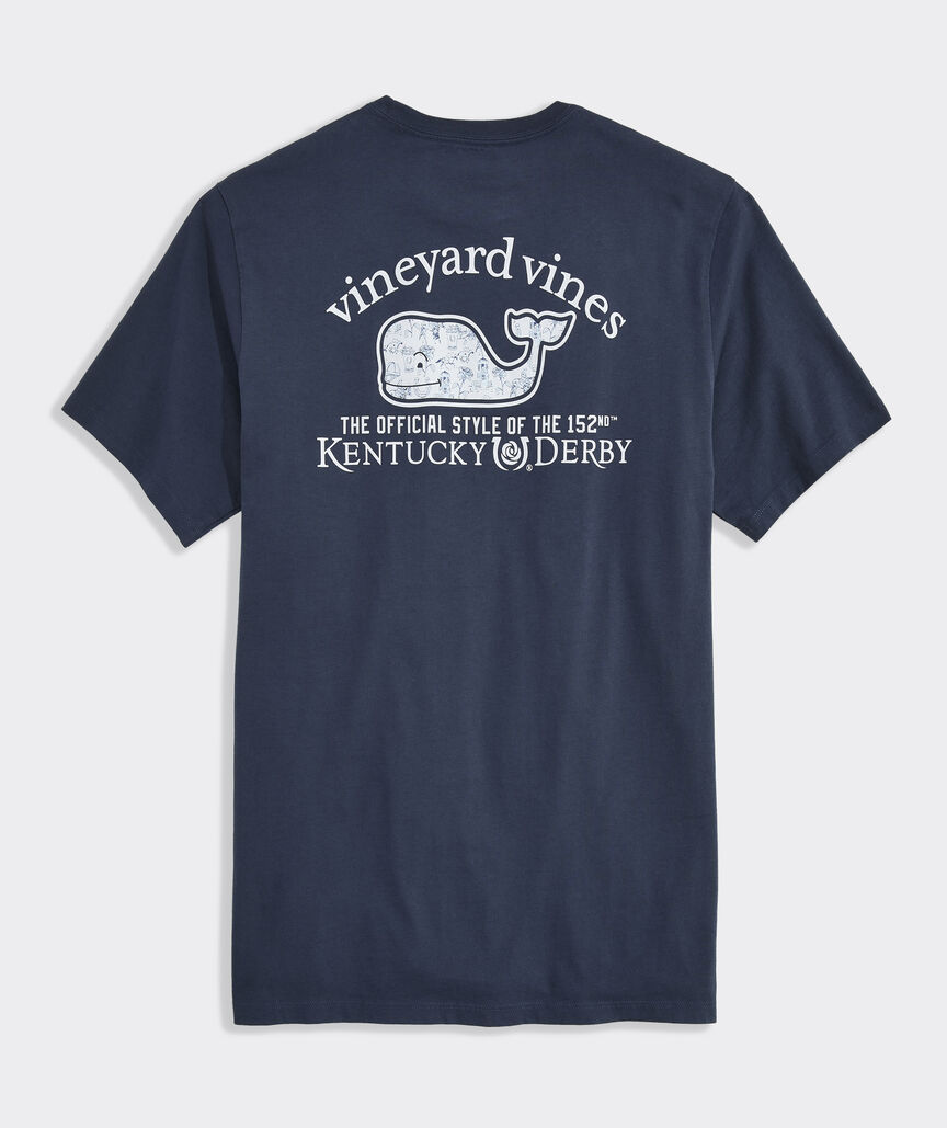 Kentucky Derby Whale Short-Sleeve Pocket Tee