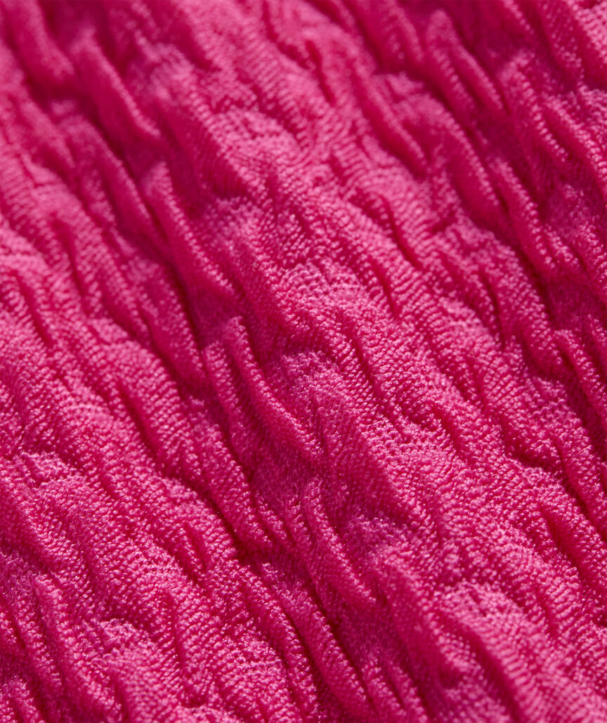 Textured Southampton Square Neck One-Piece