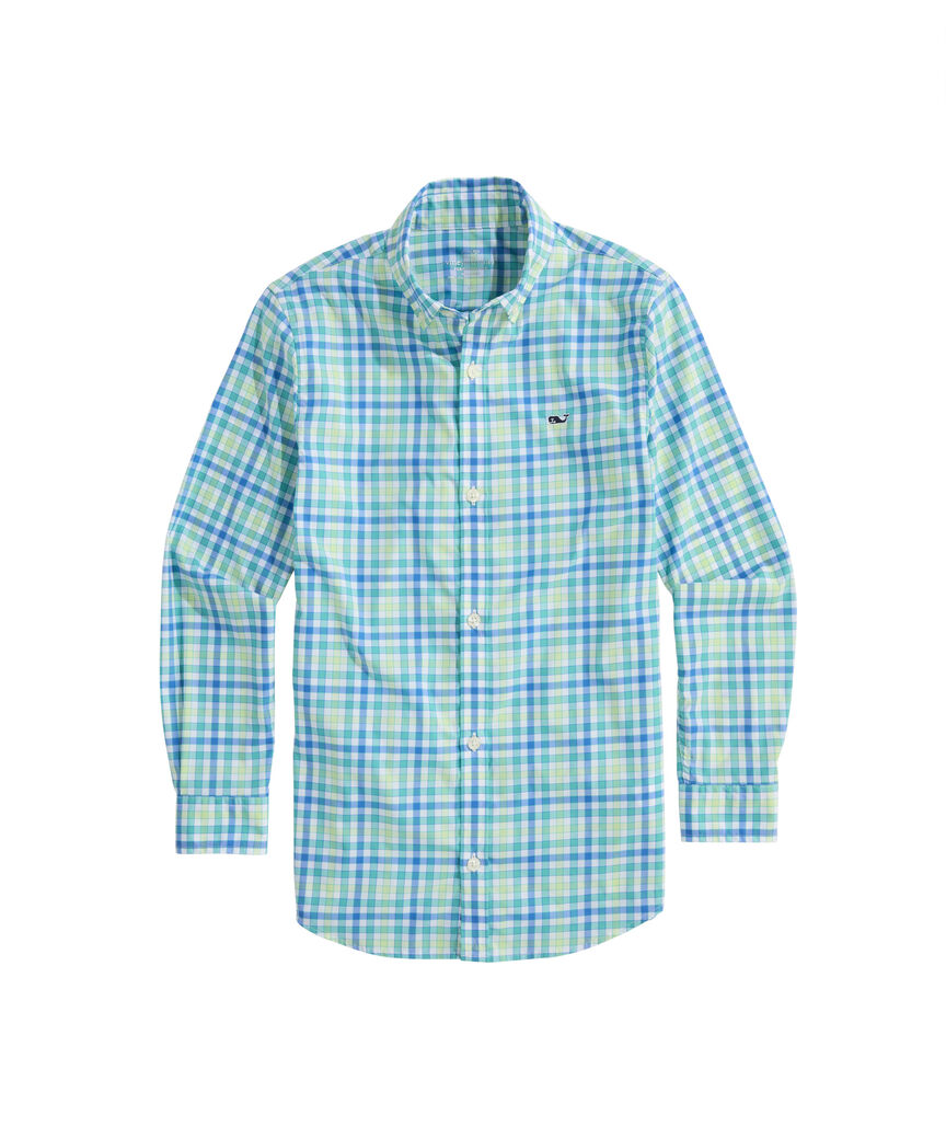 OUTLET Performance Nylon Check Shirt