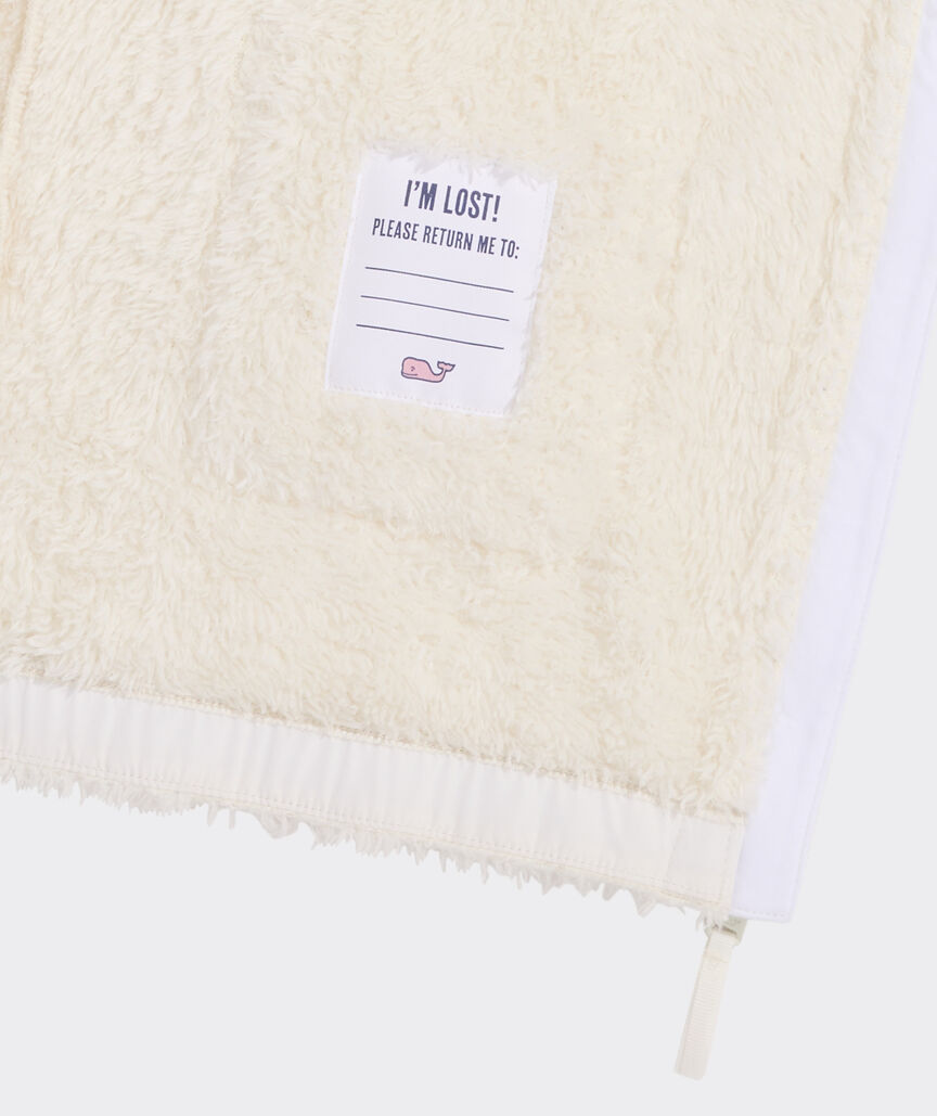 Girls' Teddy Fleece Hooded Vest