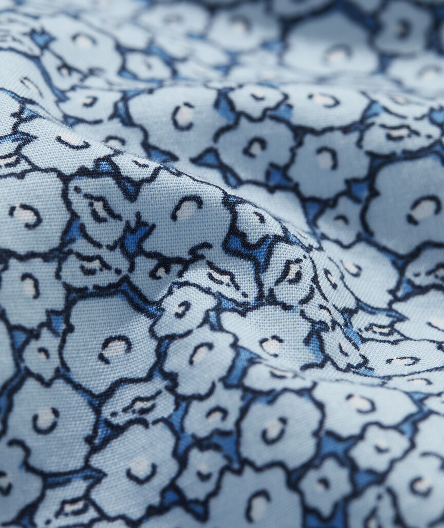 Boys' Cotton Short-Sleeve Floral Shirt