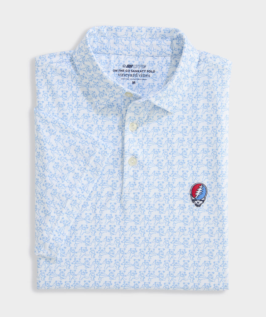 Grateful Dead x vineyard vines Performance Sankaty Polo