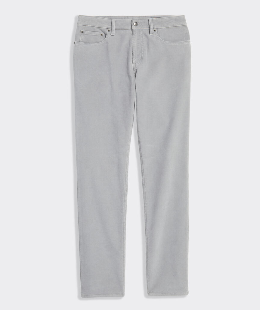 Stretch Terry Cord 5-Pocket Pants