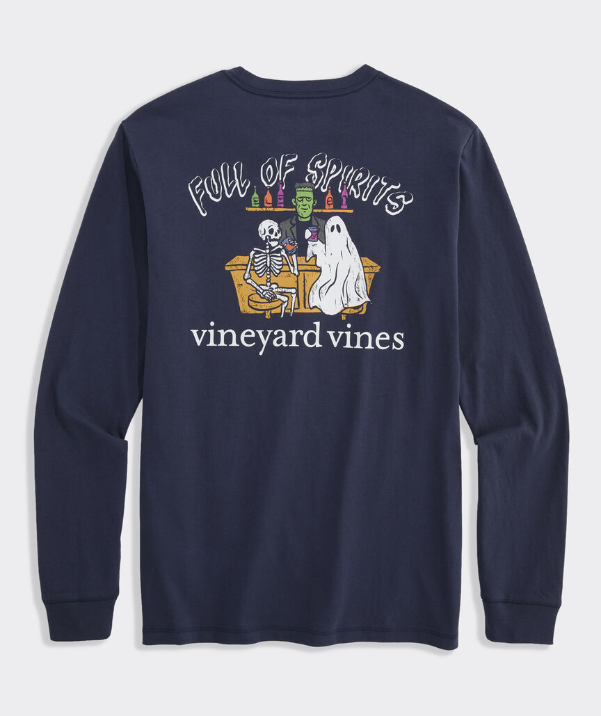 Full of Spirits Long-Sleeve Pocket Tee