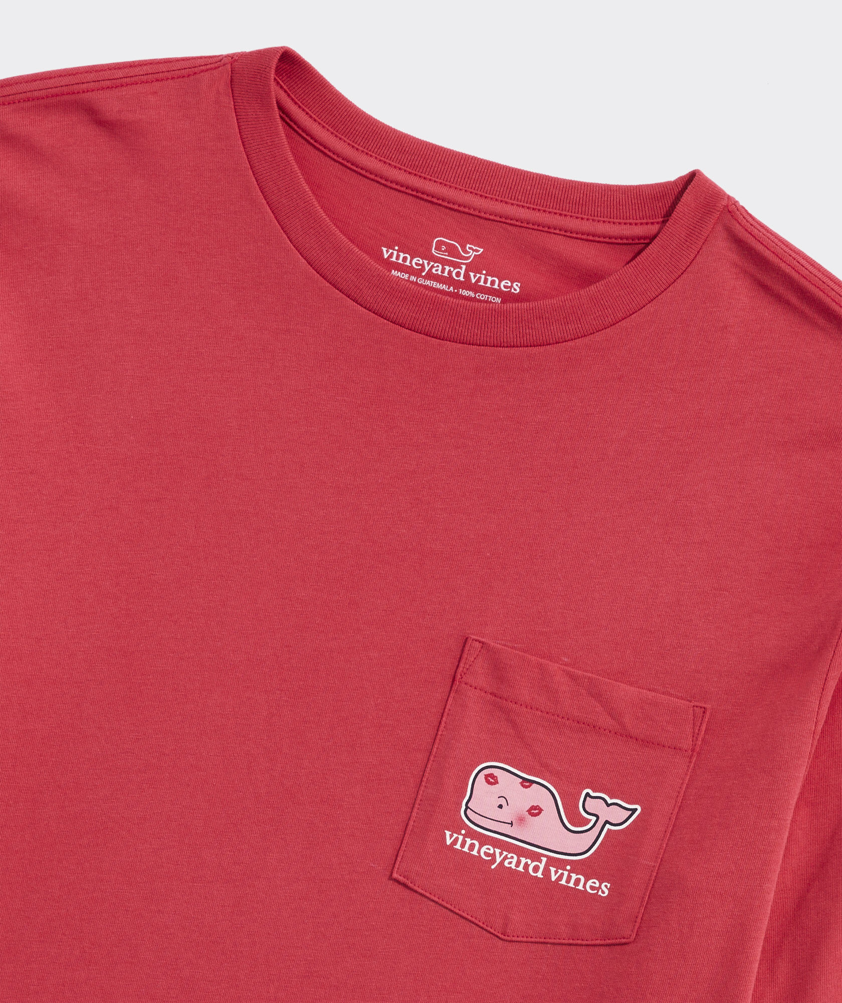 Kissed Whale Long-Sleeve Pocket Tee