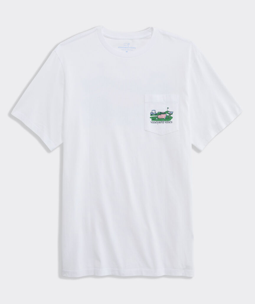 Golfer Whale Short-Sleeve Pocket Tee