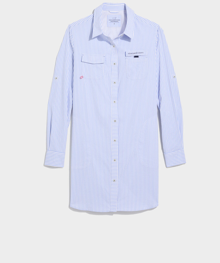 Short Garçon Vineyard Vines – Seersucker Bleu Et Blanc – Taille 12 – Très Bon état
