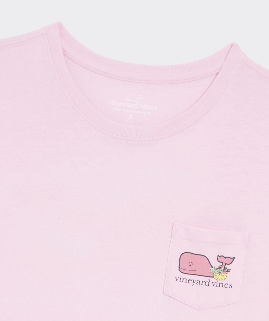 Women's Farmers Market Whale Short-Sleeve Pocket Tee