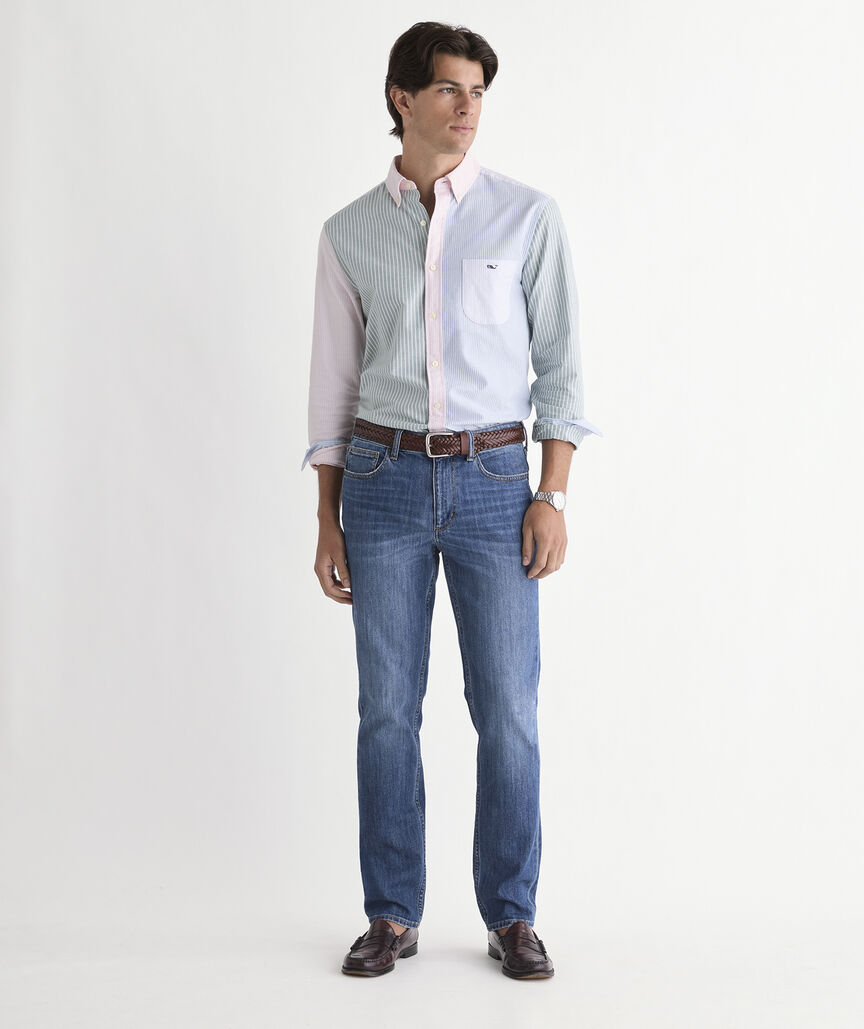 Stripe Party Oxford Shirt
