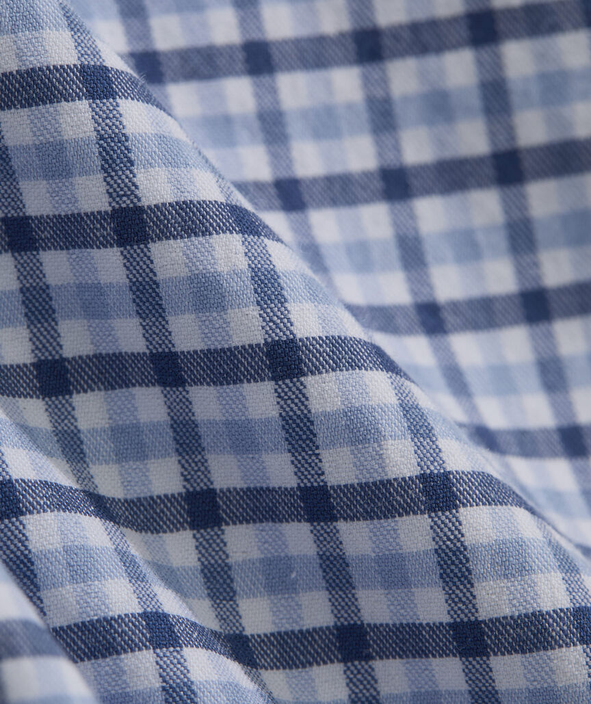 Boys' Plaid Performance Cotton Shirt