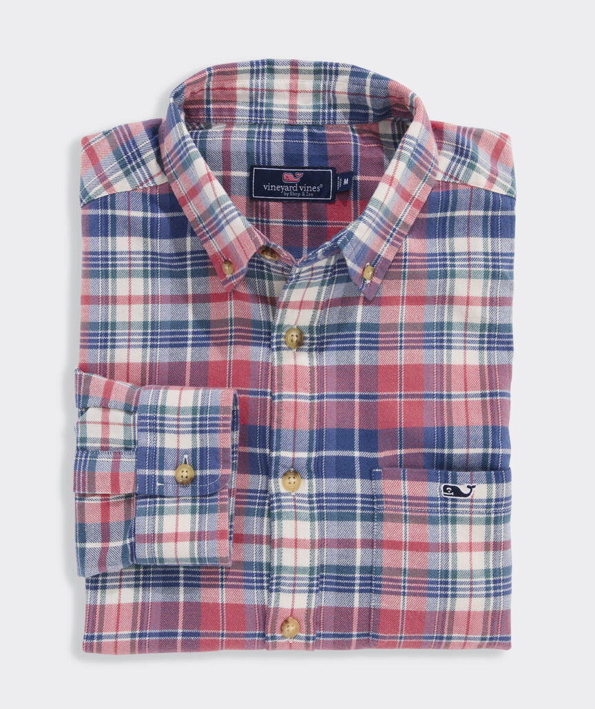 Plaid Vineyard Flannel Shirt