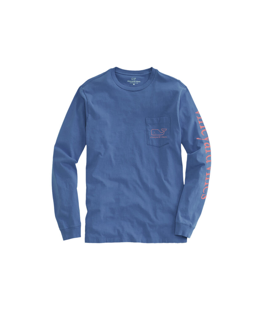 OUTLET Kids' Vintage Whale Long-Sleeve Pocket Tee