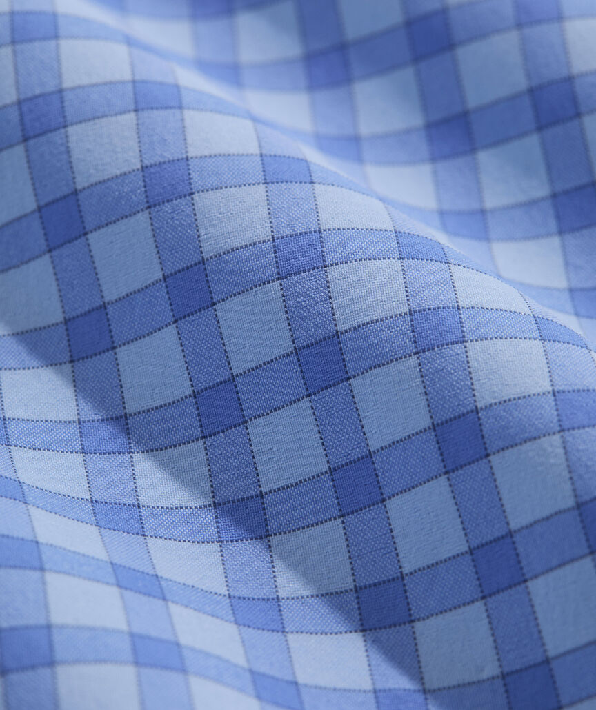 Performance Lemon Shark Gingham Featherweight Shirt