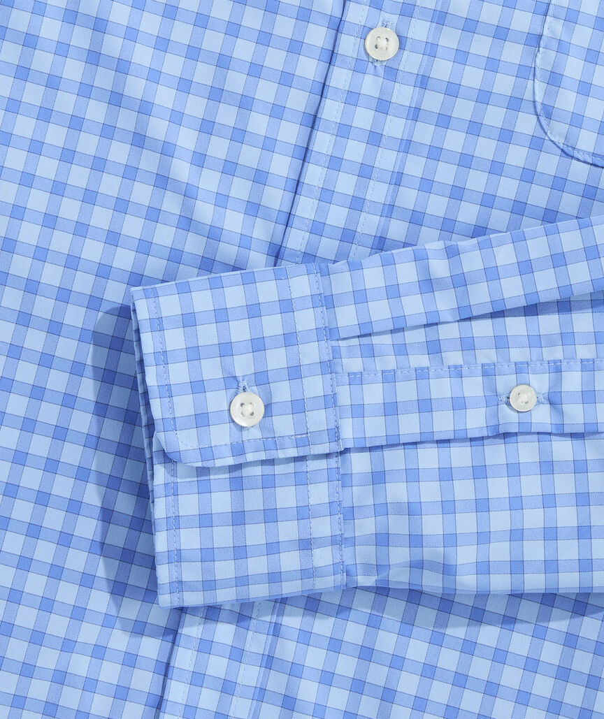 Performance Lemon Shark Gingham Featherweight Shirt