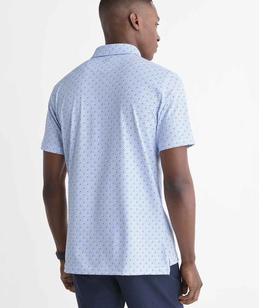 Kentucky Derby Performance Printed Sankaty Polo