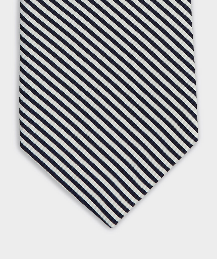 Vineyard Seersucker Silk Tie