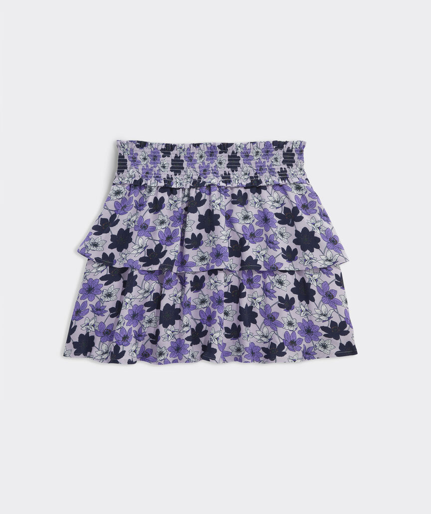 Girls' Smocked Waist Skirt