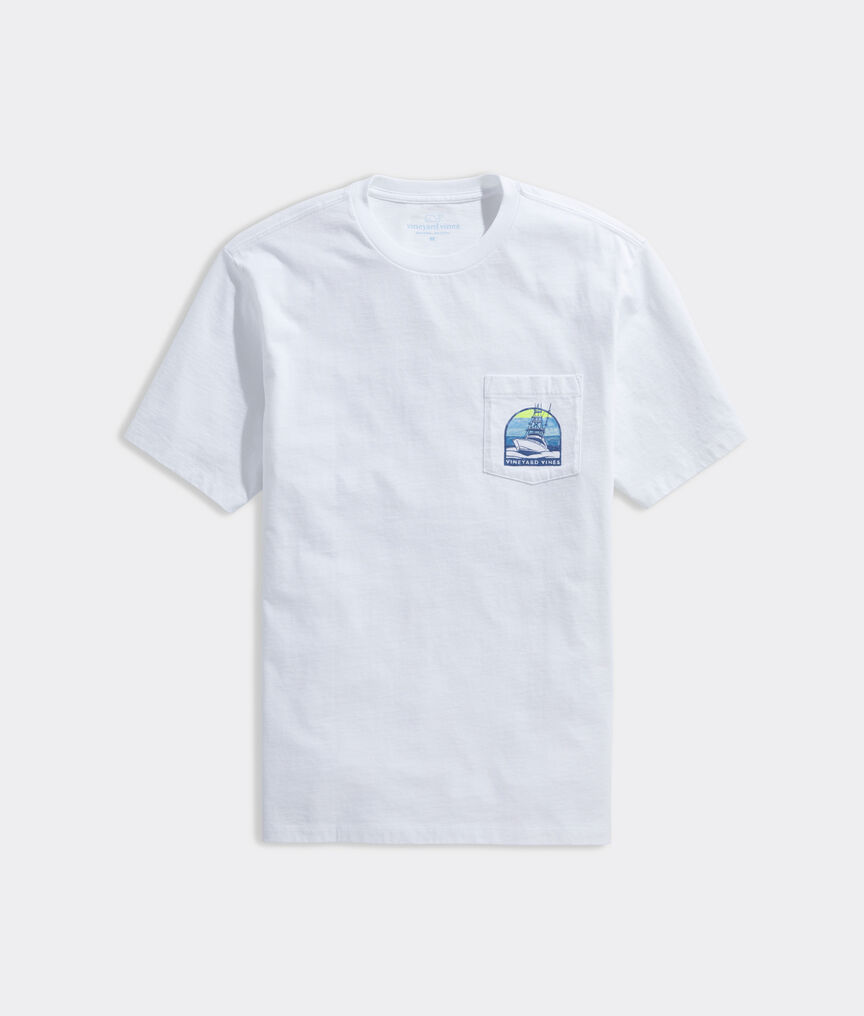 OUTLET Sunset Cruise Short-Sleeve Pocket Tee