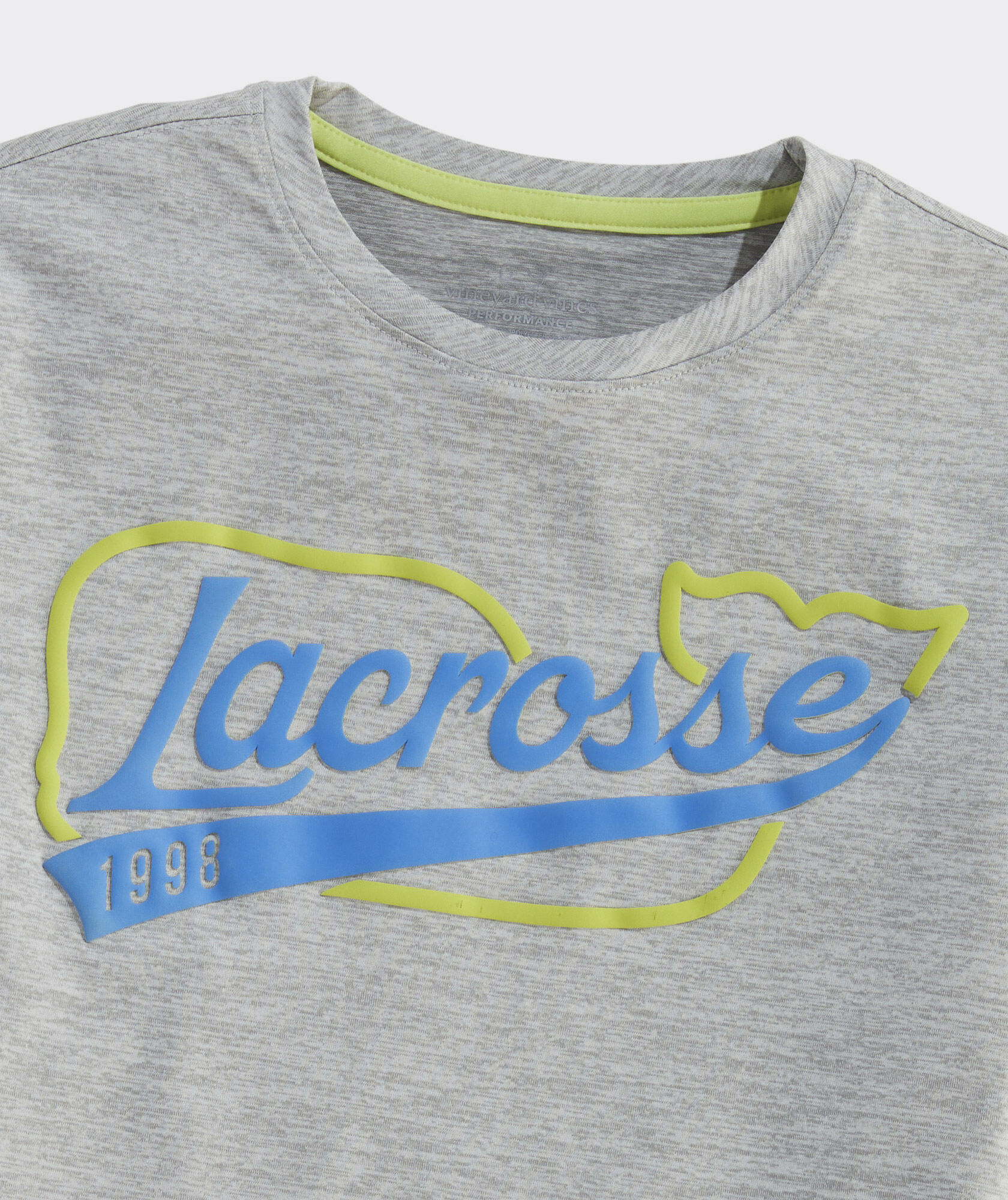 Boys' Varsity Lacrosse Whale Short-Sleeve Harbor Performance Tee