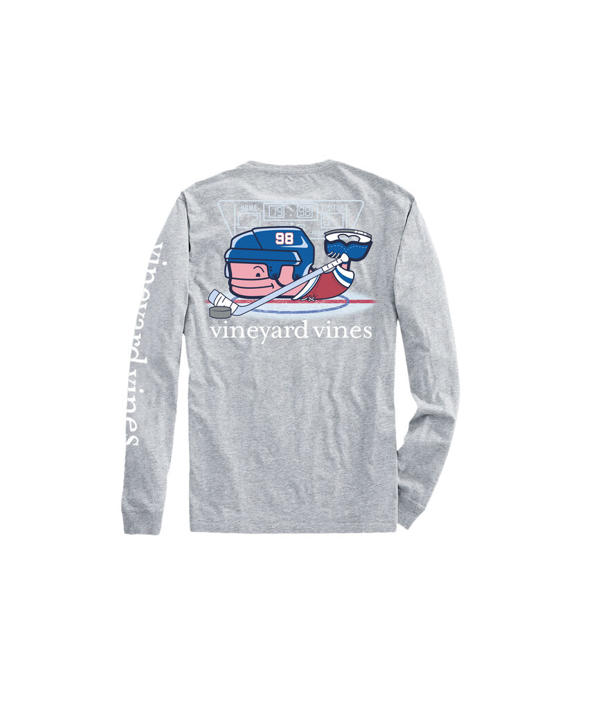 OUTLET Hockey Whale Long-Sleeve Pocket Tee