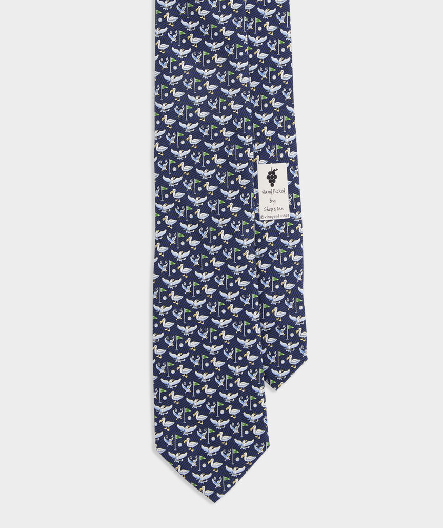 Under Par Silk Tie