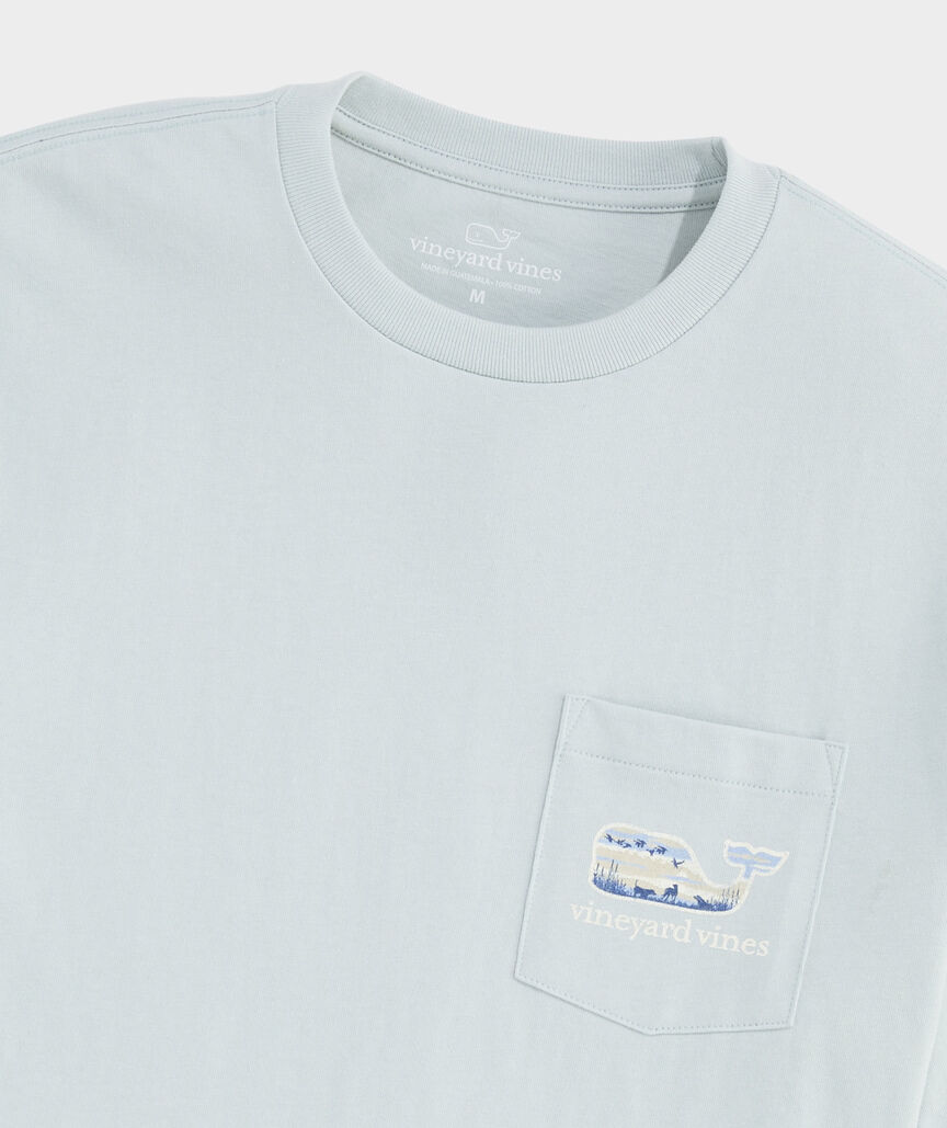 Duck Hunt Whale Short-Sleeve Pocket Tee