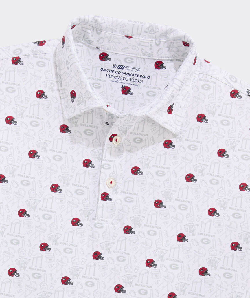 University of Georgia Men's Printed Sankaty Polo