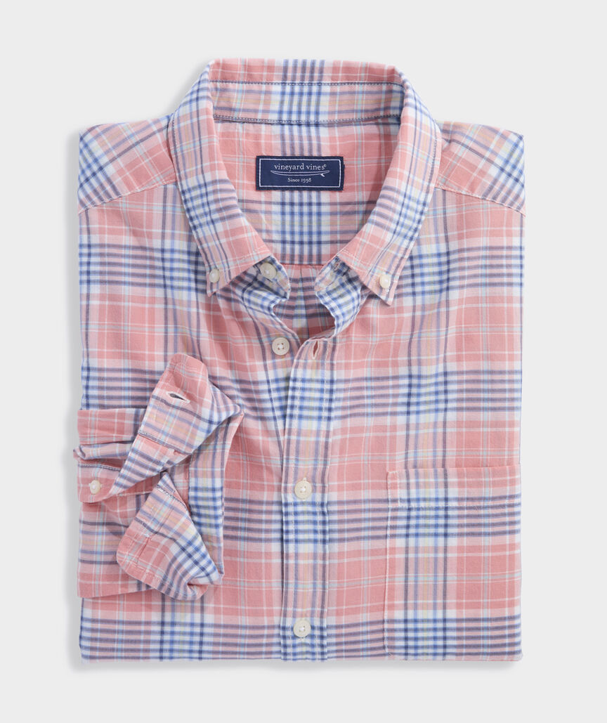 Long Bay Plaid Madras Shirt