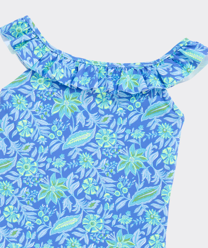 Girls' Scoop Ruffle One-Piece