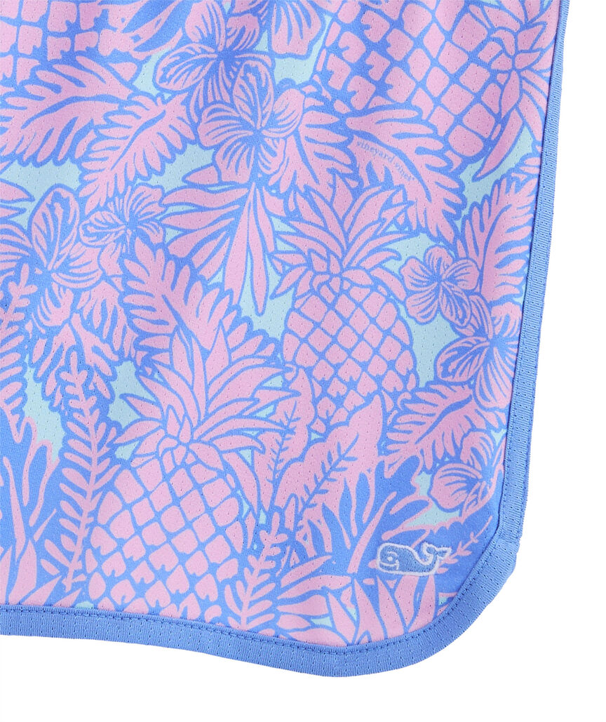 OUTLET Girls' Pineapple Print Lacrosse Shorts