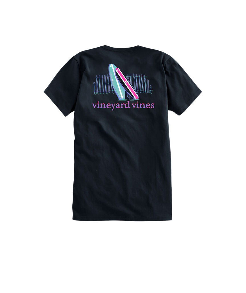 OUTLET Women's Montauk Surf Boards Short-Sleeve Pocket Tee