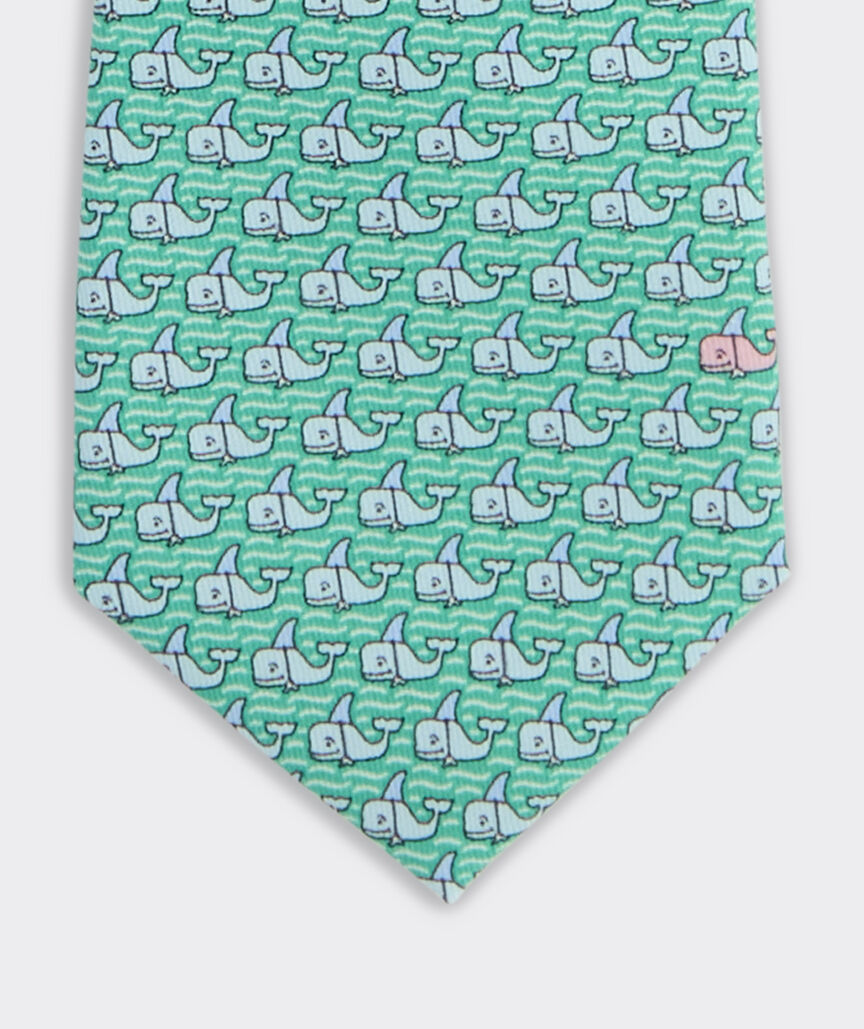Boys' Whale Shark Silk Tie