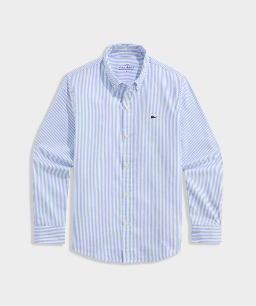 Boys' University Stripe Oxford Shirt