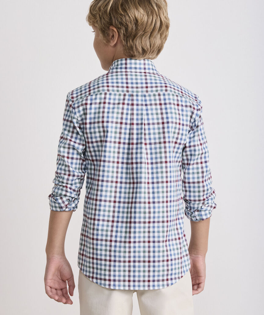 Boys' Monomoy Tattersall Oxford Shirt