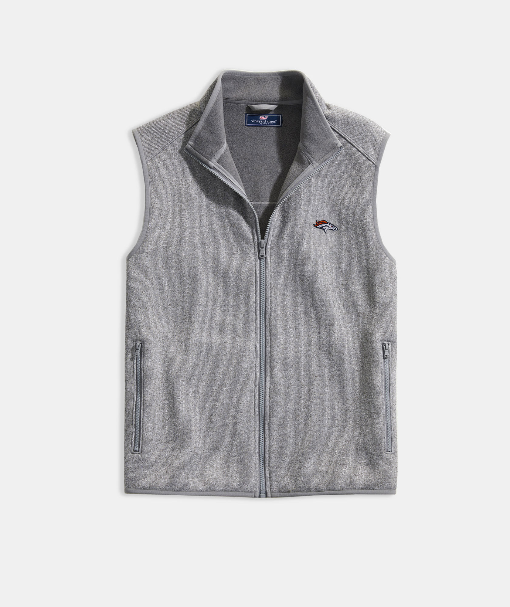 Denver Broncos Mountain Sweater Fleece Vest