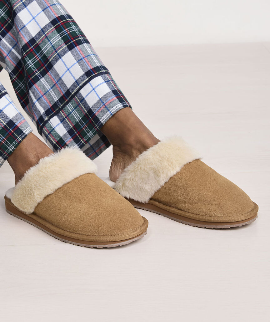 Suede Scuff Slippers