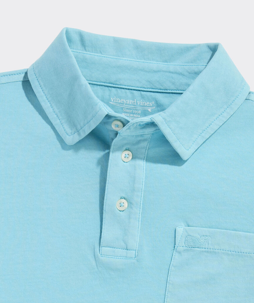 Boys' Garment-Dyed Surf Polo