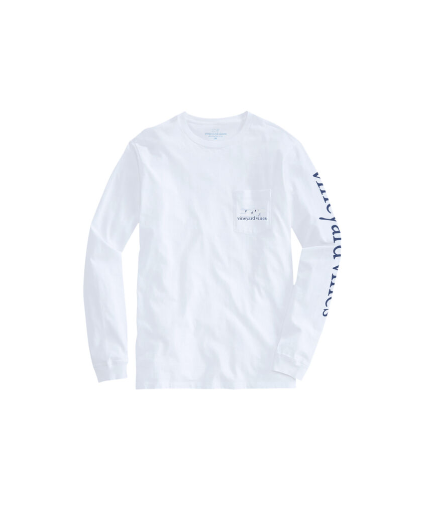 OUTLET Painted Pond Puck Long-Sleeve Pocket Tee