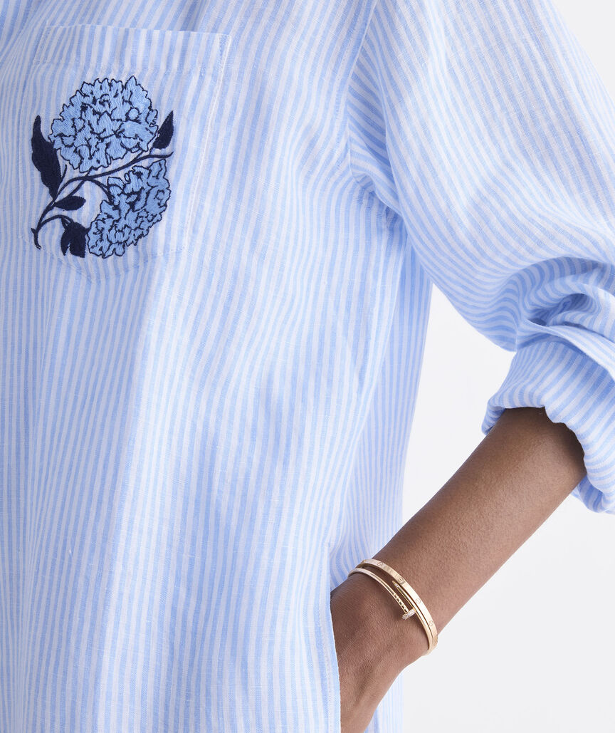 Birdie Linen Midi Cover-Up