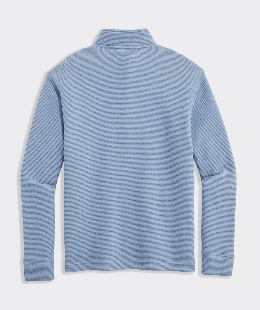 Tidal Terry Button Mockneck