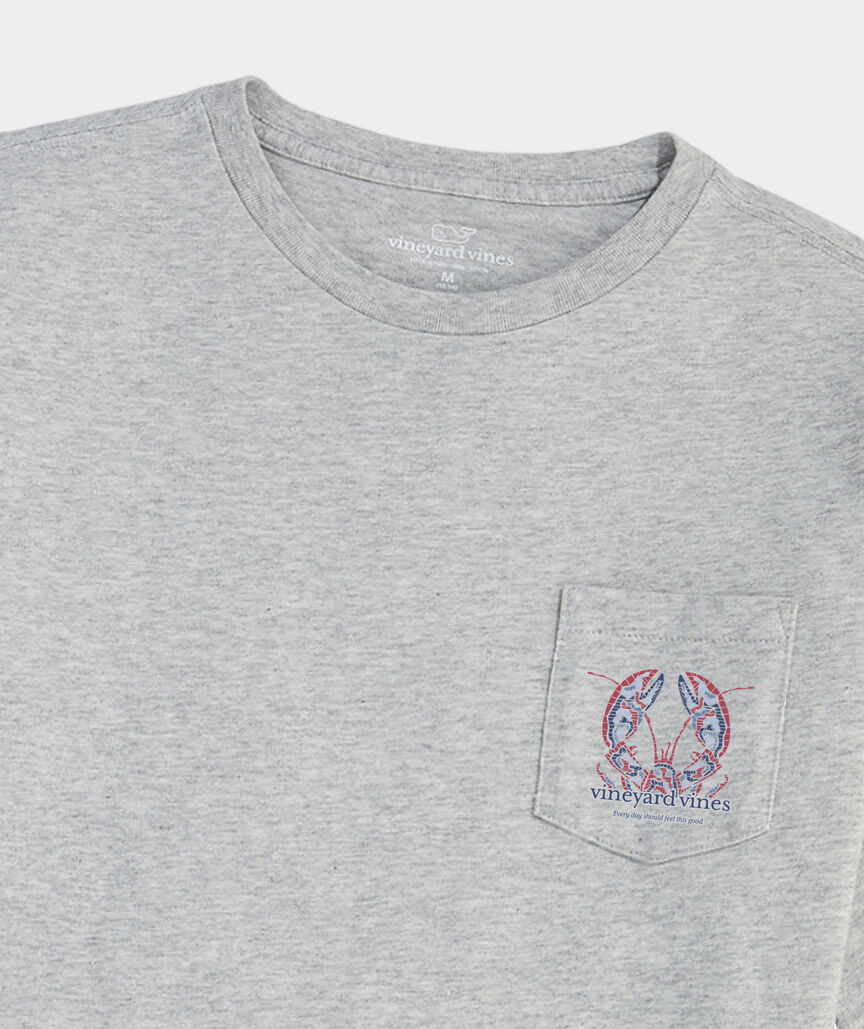 Boys' Tile Lobster Short-Sleeve Pocket Tee