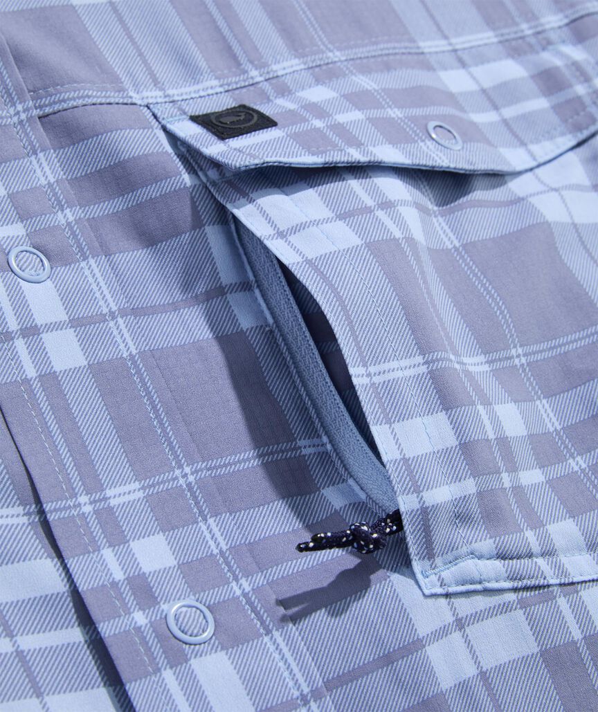 Performance Deep Sea Plaid Harbor Shirt