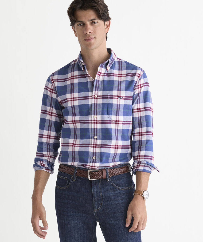 Plaid Oxford Shirt