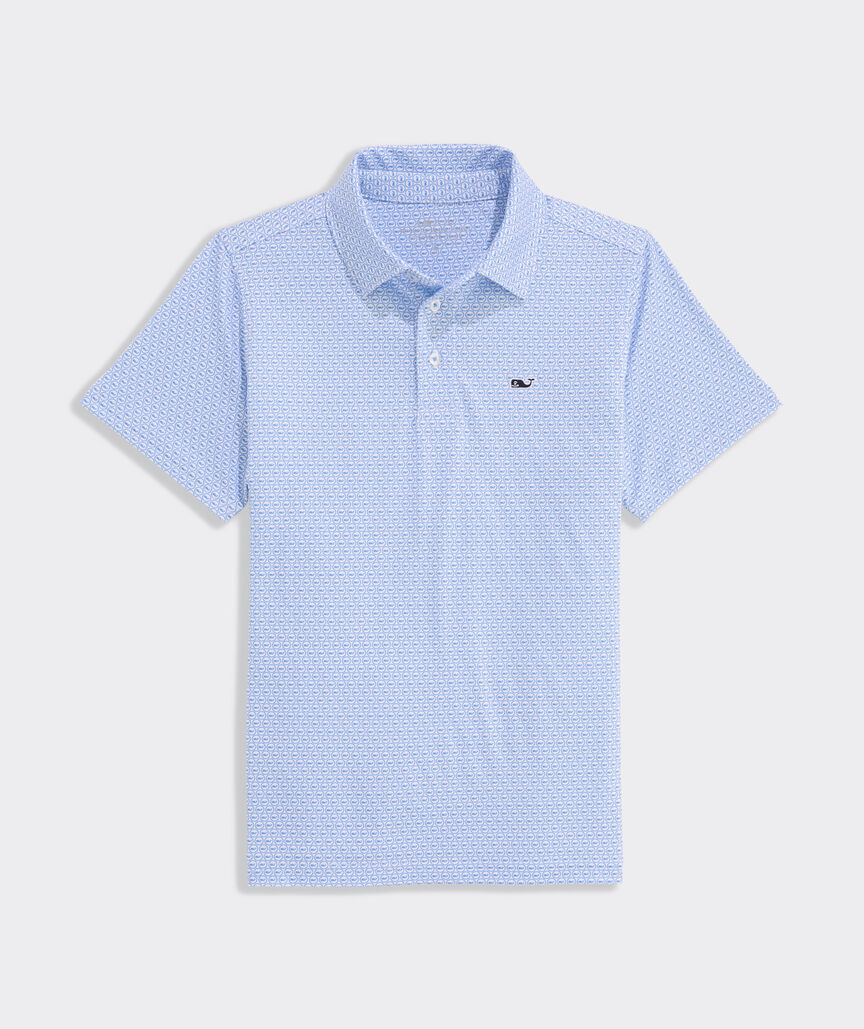 Boys' Performance Printed Sankaty Polo